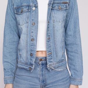 Calvin Klein Sky Blue Womens Jeans Jacket